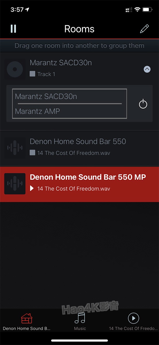 Sound Bar 550  Denon Home ϵе Soundbar ֧Ԯ HEOS Լ TIDALSpotifyAirPlay 2 ִ֮⣬ Dolby Atmos  DTS:X  3D Че벻ȫܡ